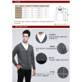 Yak Wool/Cashmere V Neck Pullover Long Sleeve Sweater/Clothing/Garment/Knitwear